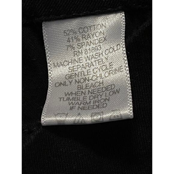 Isaac Mizrahi Live 24/7 Black Ankle Length Elastic Waist Pull on Pants Size 6 - Picture 4 of 8